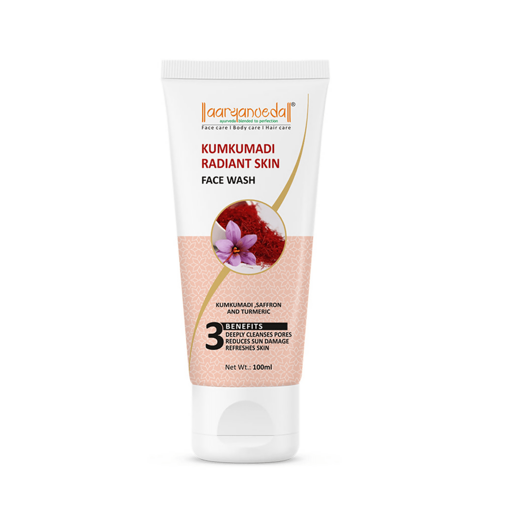 Aaryanveda Kumkumadi Radiant Skin Face Wash - 100 ML