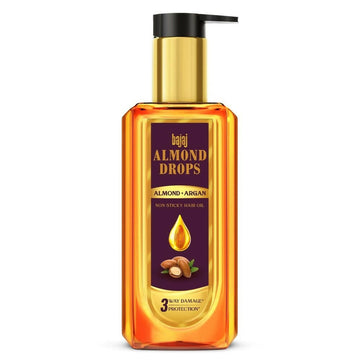 Bajaj Almond Drops Almond + Argan Hair Oil