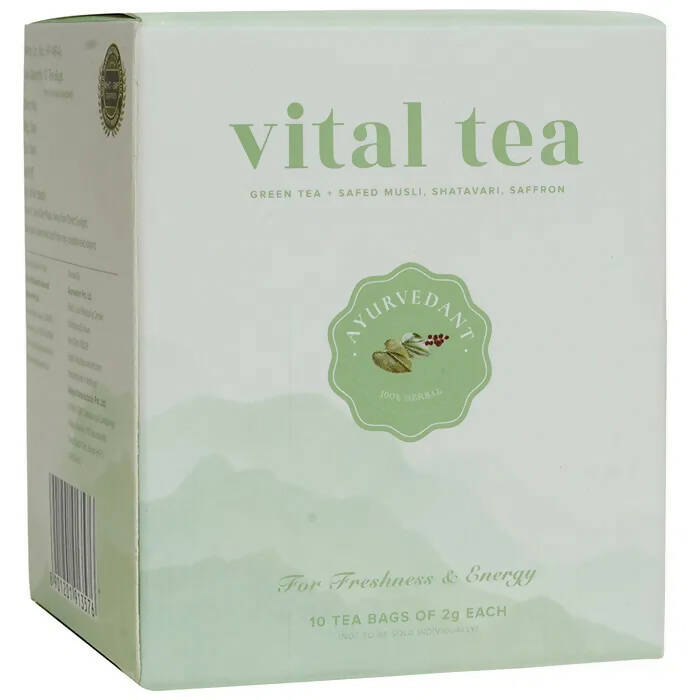 Baidyanath Jhansi Ayurvedant Vital-Tea Bags - 10 Tea Bags