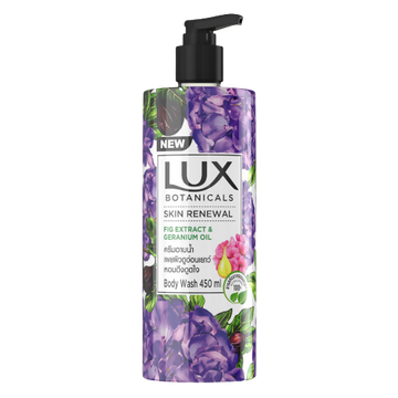 Lux Botanicals Skin Renewal Body Wash with Fig Extract & Geranium Oil