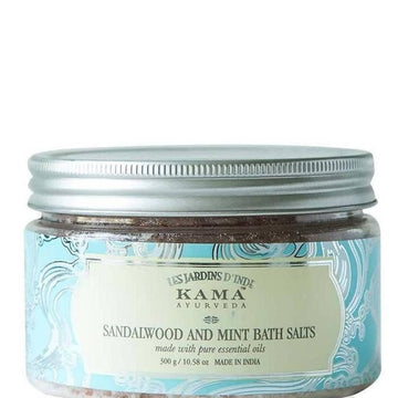 Kama Ayurveda Sandalwood and Mint Bath Salts 300gm