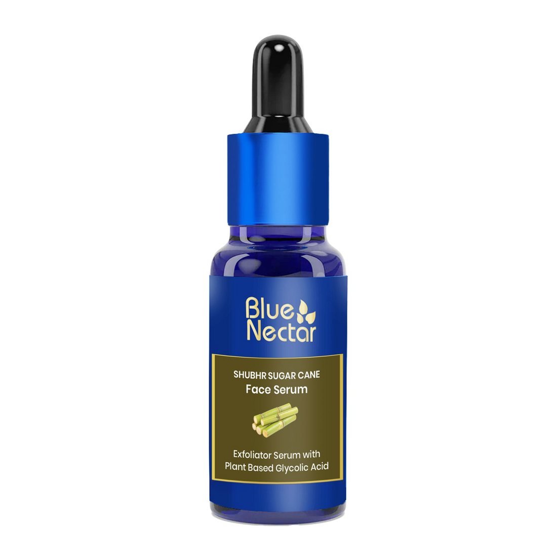 Blue Nectar AHA Exfoliator for Face with Plant Based Glycolic Acid from Sugarcane for Deep Exfoliation