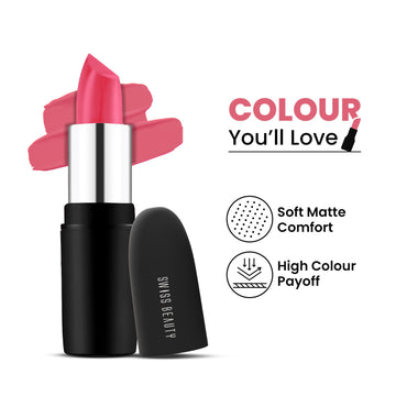 Swiss Beauty Bold Matt Lip Liner Pencil, Long-lasting , Matte Finish , Non-Drying - 1 Royal Red