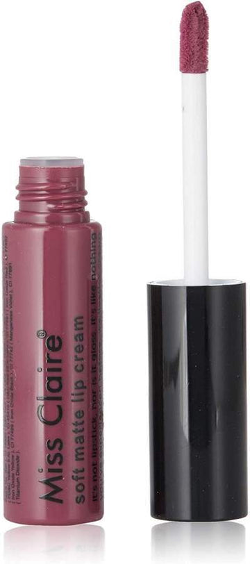 Miss Claire Soft Matte Lip Cream 62, Brown,White