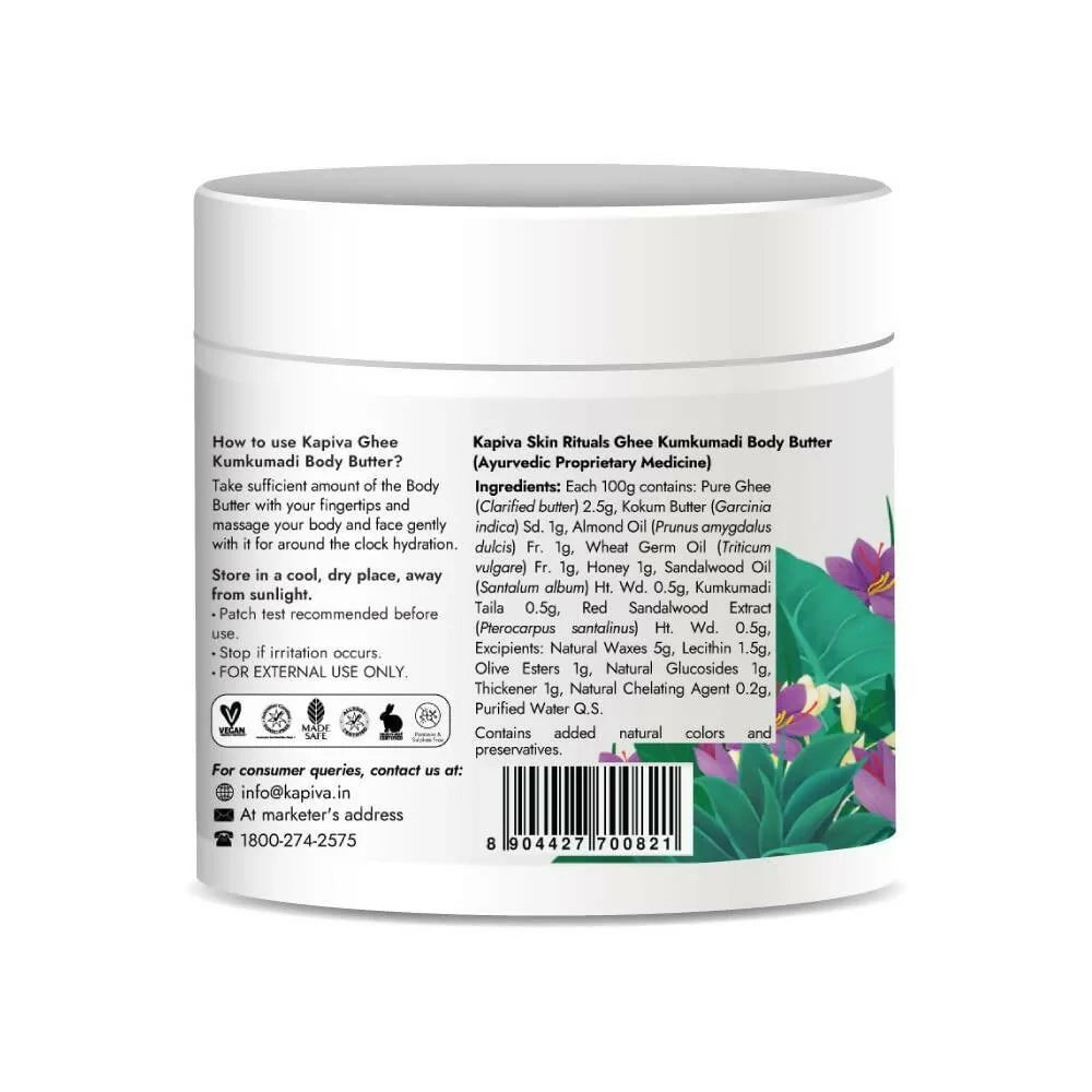 Kapiva Ghee Kumkumadi Body Butter