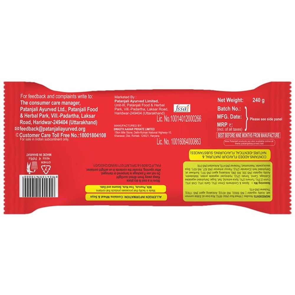 Patanjali Atta Noodles Chatpataa - Family Pack (Pack of 4) 