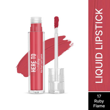 Swiss Beauty CRAZE Duo 2 In 1 Satin Matte Finish Lipstick Non-Transfer Lip Colour - 04 Terrafic Pink