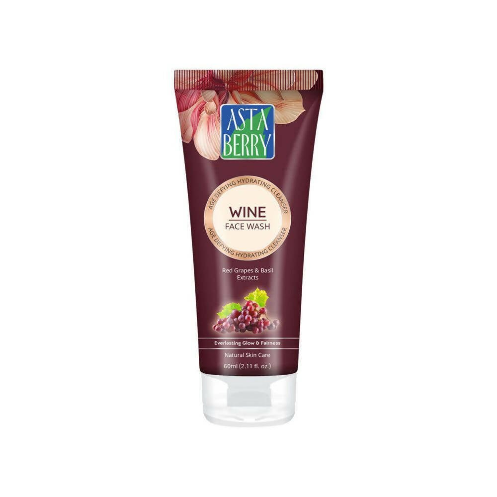 Astaberry Wine Face Wash for Age Defying Hydrating Cleanser