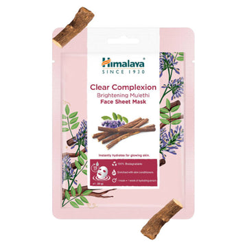 Himalaya Clear Complexion Brightening Mulethi Face Sheet Mask