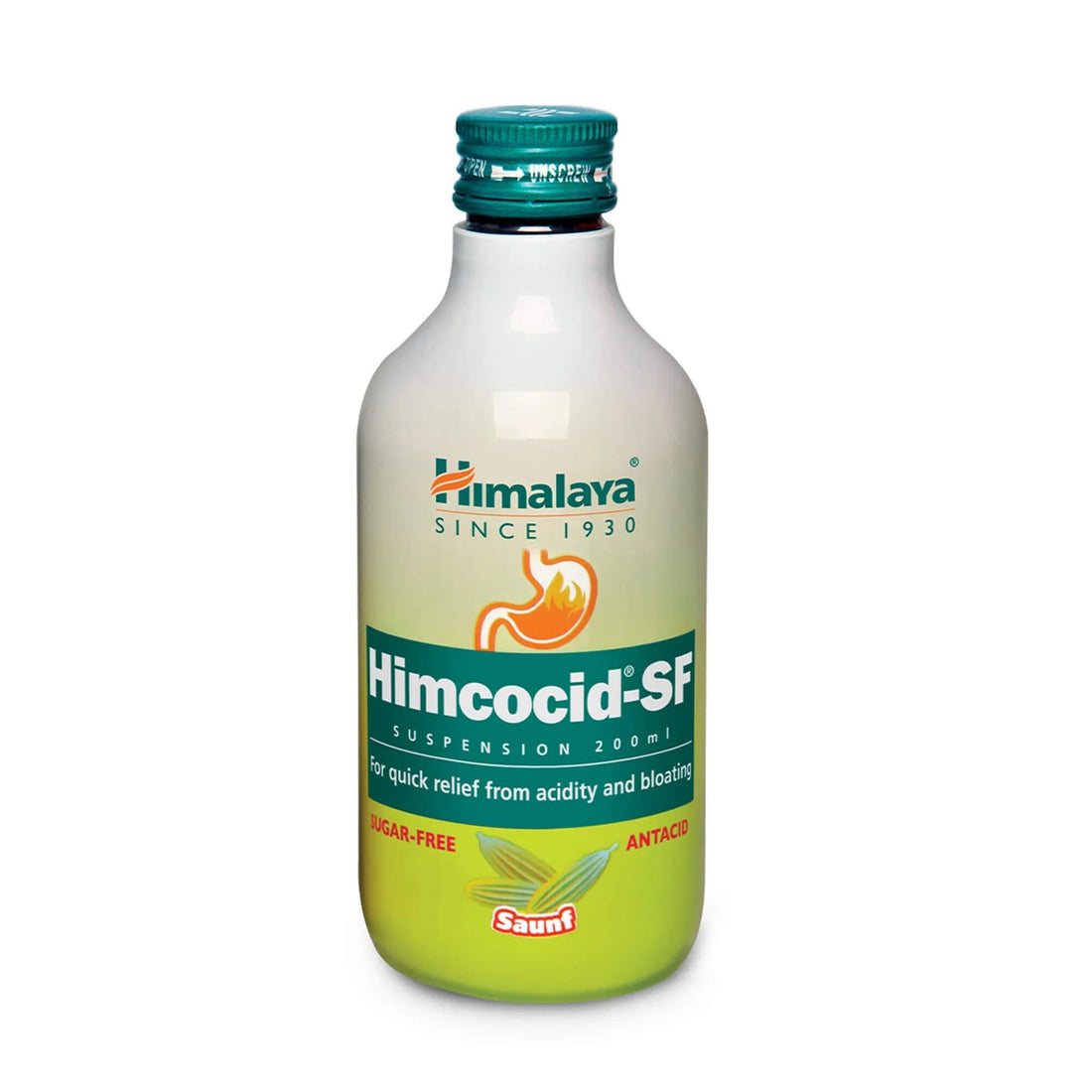 Himalaya Himcocid SF Syrup - Saunf Flavor - 200 ML