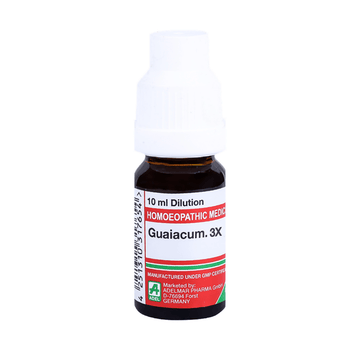 Adel Homeopathy Guaiacum Dilution 3X - 10 ML