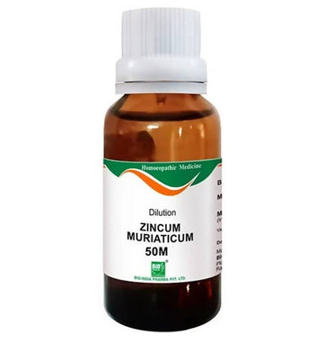 Bio India Homeopathy Zincum Muriaticum Dilution
