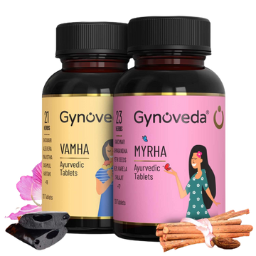 Gynoveda PCOS Vamaa Ayurvedic Pills & Myraa Ayurvedic Pills