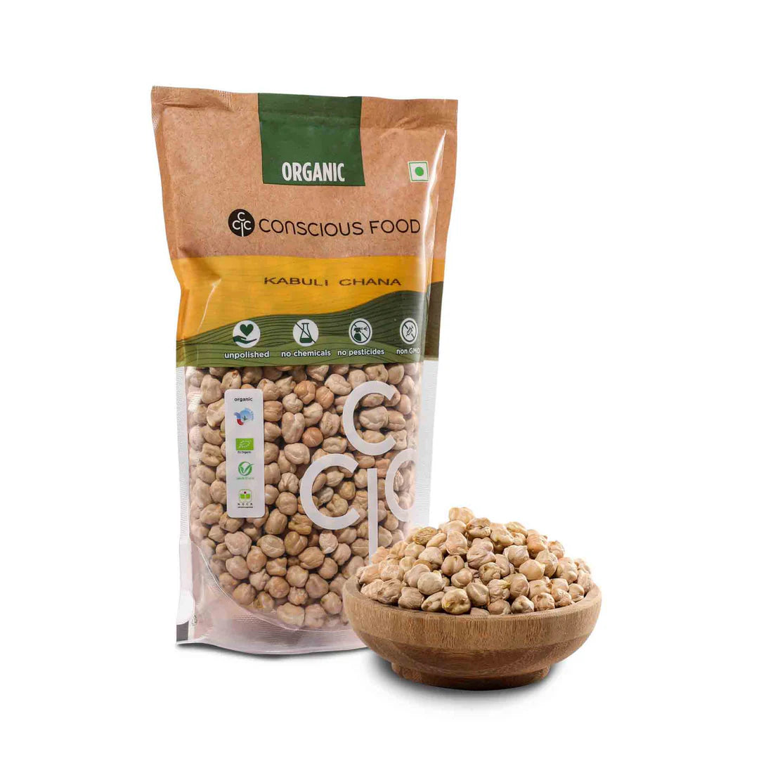 Conscious Food Kabuli Chana - 1 KG