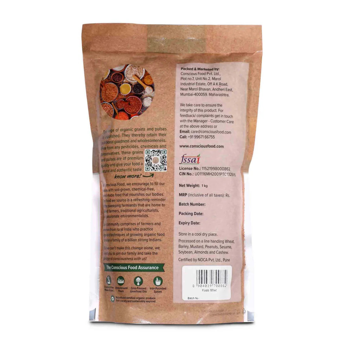 Conscious Food Kodo Millet - 1 Kg