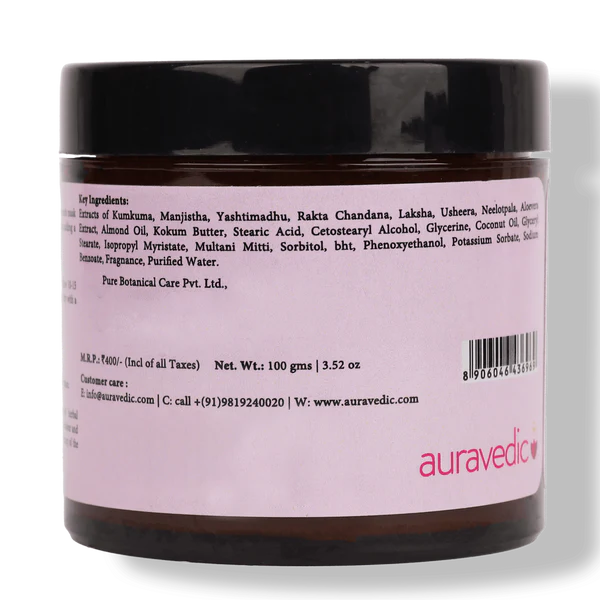 Auravedic Kumkumadi Mask Skin Glow