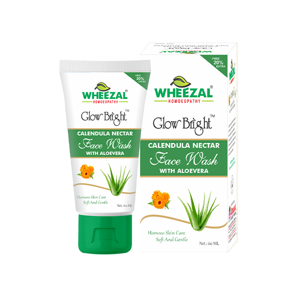 Wheezal Calendula Nectar Facewash With Aloevera - 60 ML
