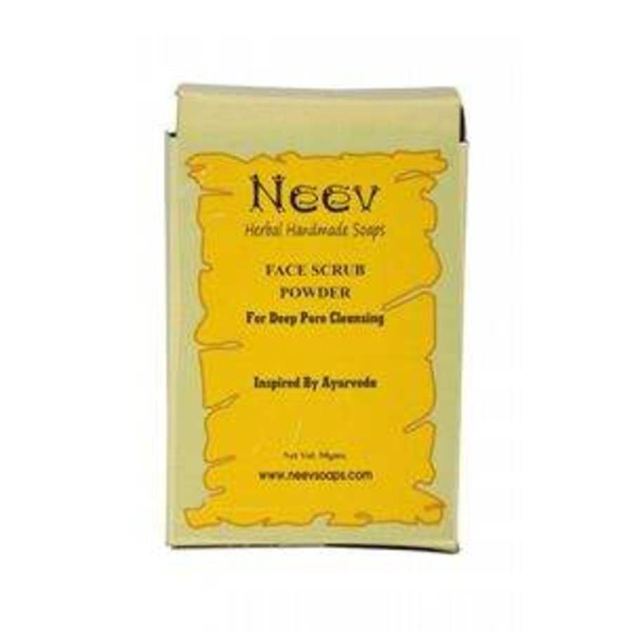 Neev Herbal Face Scrub Powder For Deep Pore Cleansing Inspired By Ayurveda