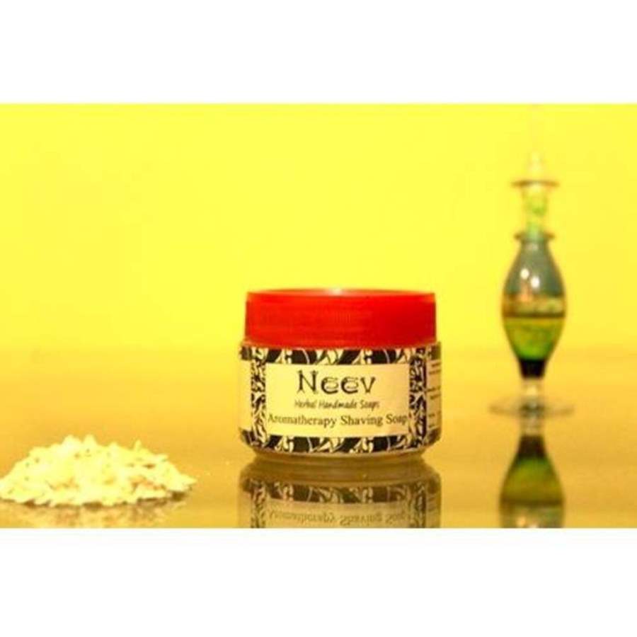 Neev Herbal Shaving Soap Musky Patchouli and Healing Tea Tree