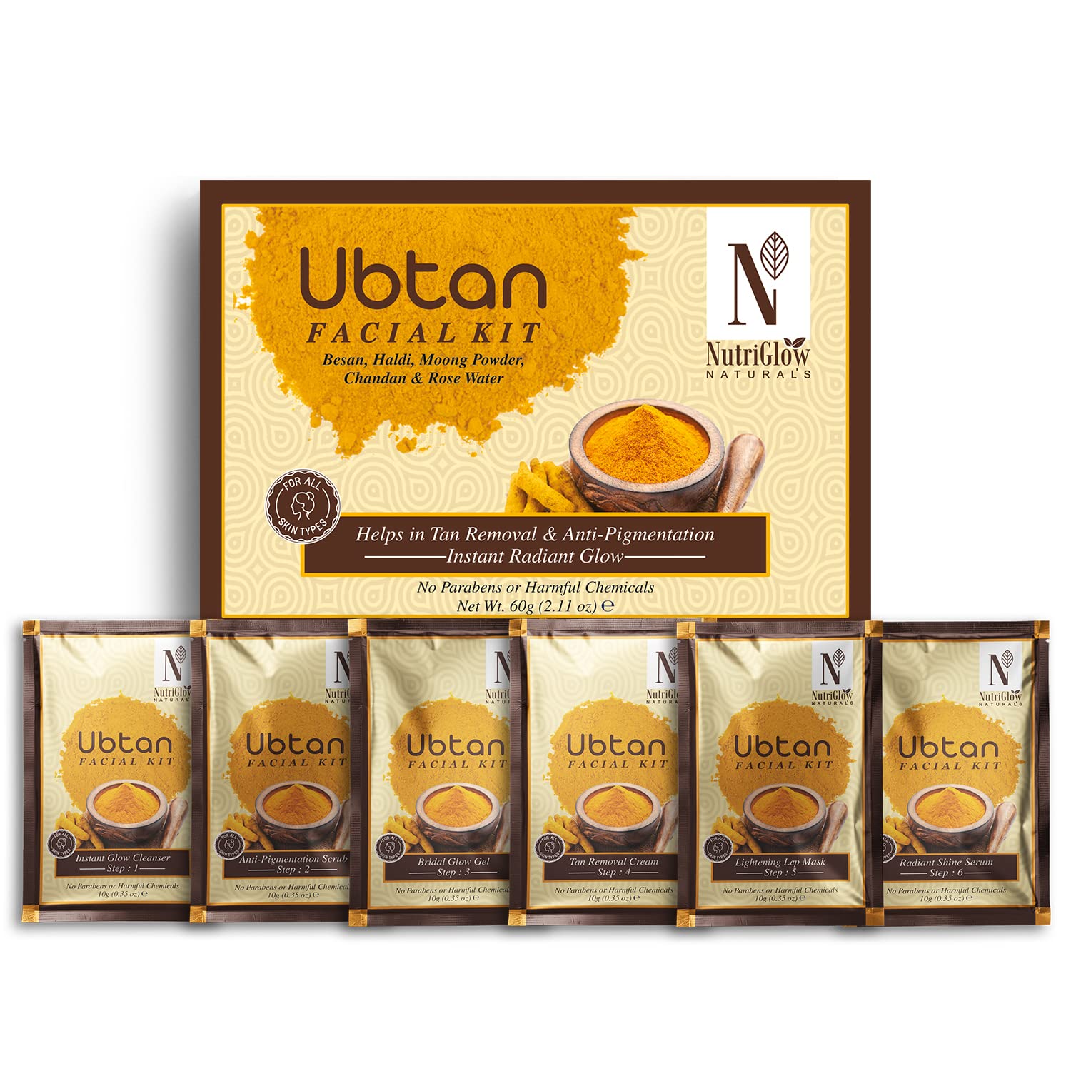 NutriGlow NATURAL'S Ubtan Facial Kit