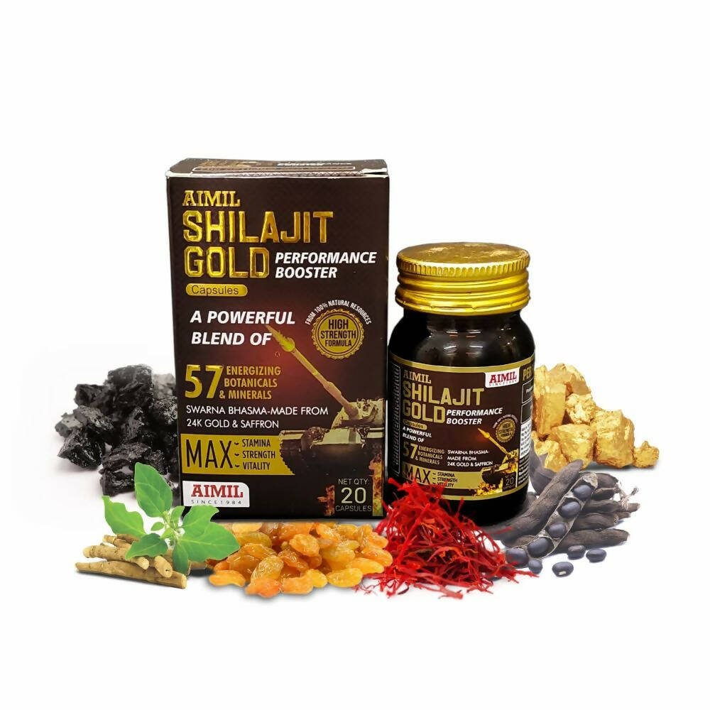 Aimil SJ Gold Capsules Performance Booster