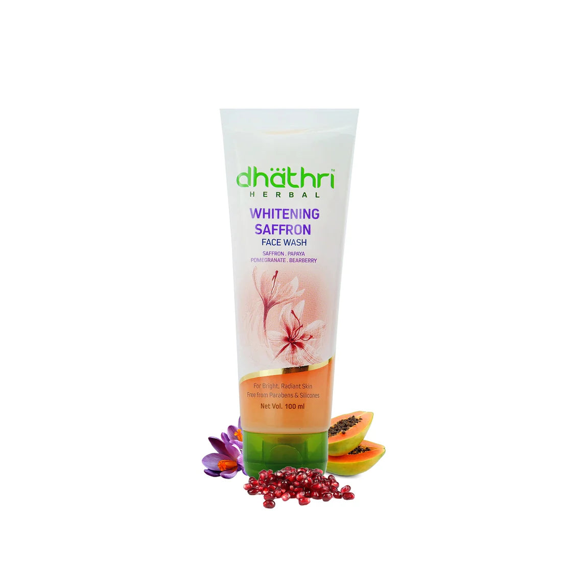 Dhathri Whitening Saffron Face wash