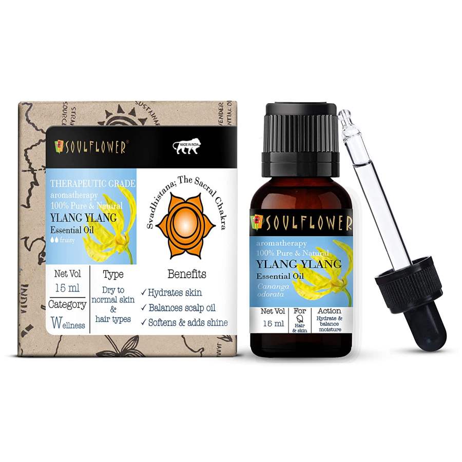 Soulflower Ylang Ylang Essential Oil by for Strengthen Hair Roots