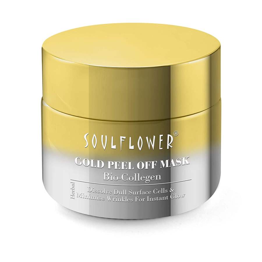 Soulflower Bio-Collagen Gold Peel-Off Mask