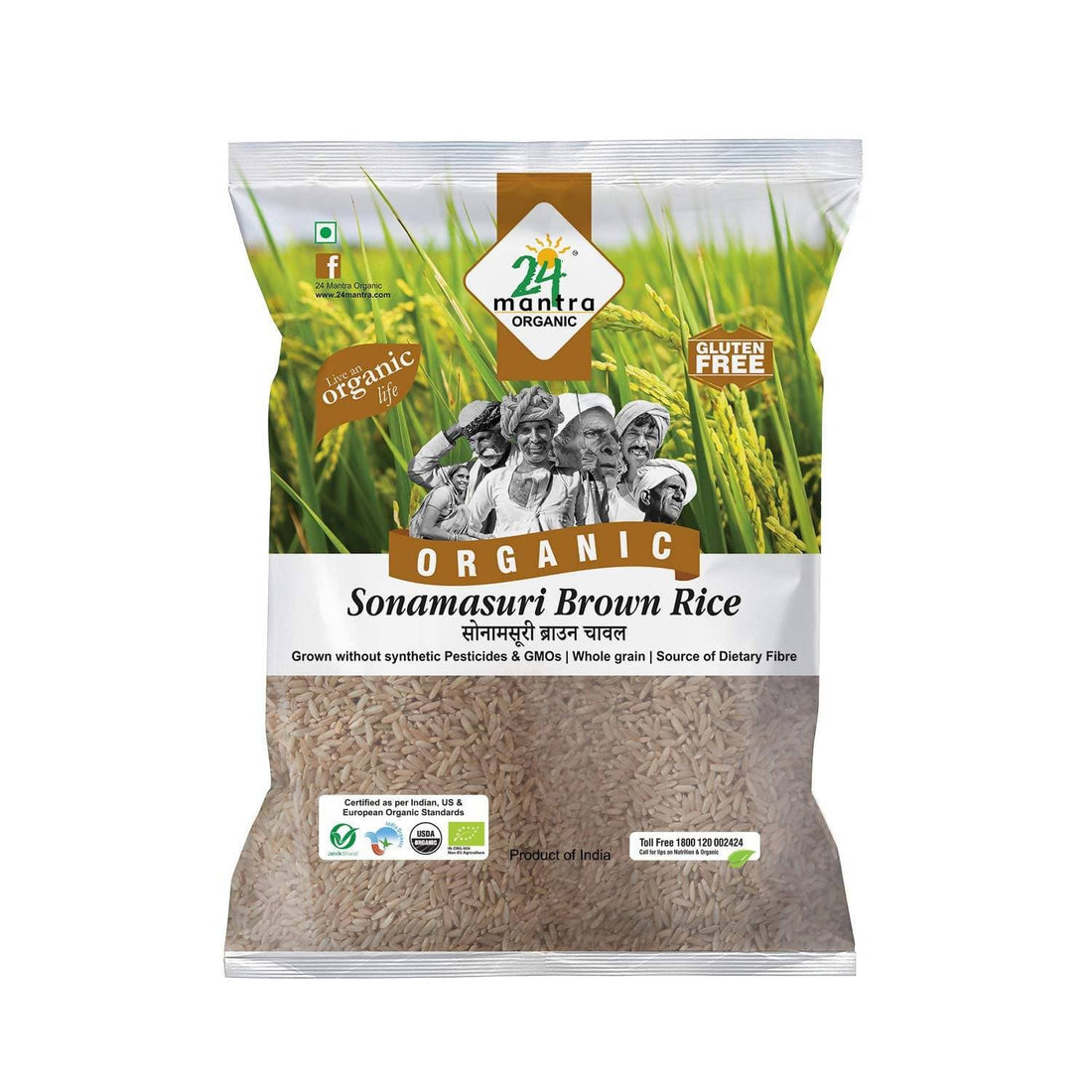 24 mantra Sonamasuri Brown Rice