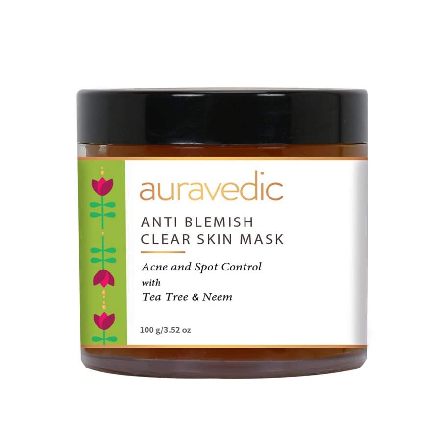 Auravedic Anti Blemish Clear Neem & Tea Tree Skin Mask