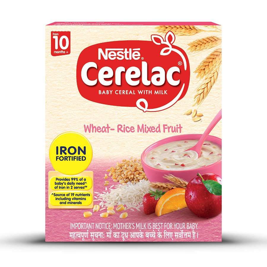 Nestle Cerelac Stage 3 Wheat Rice Mixed Fruits