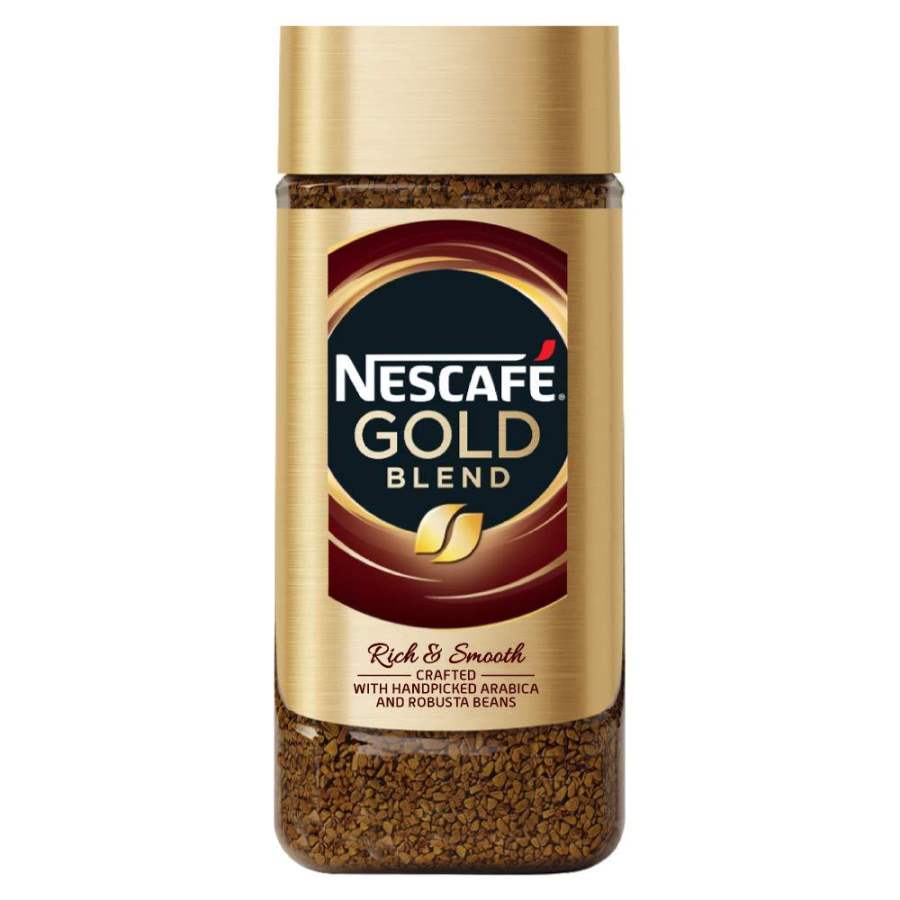 Nescafe Gold Blend Rich And Smooth Coffee Powder, 200G Glass Jar