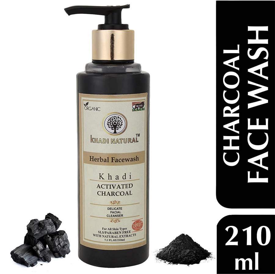 Khadi Natural Activated Charcoal herbal face wash