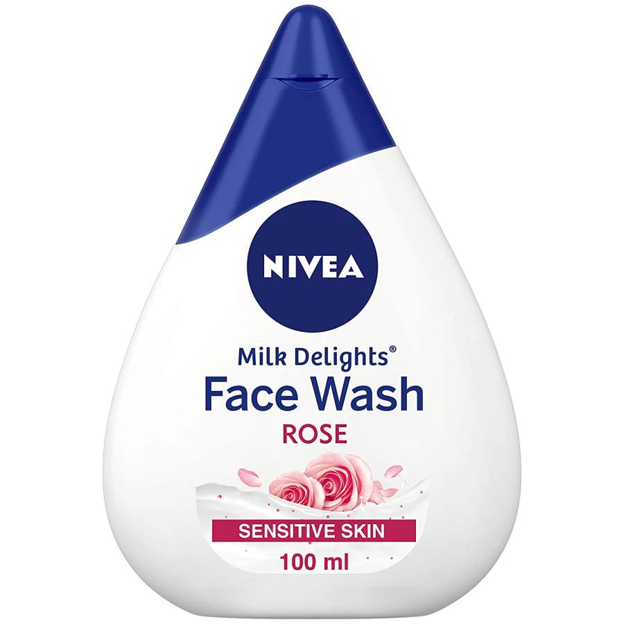Nivea Milk Delights Face Wash Caring Rosewater For Sensitive Skin