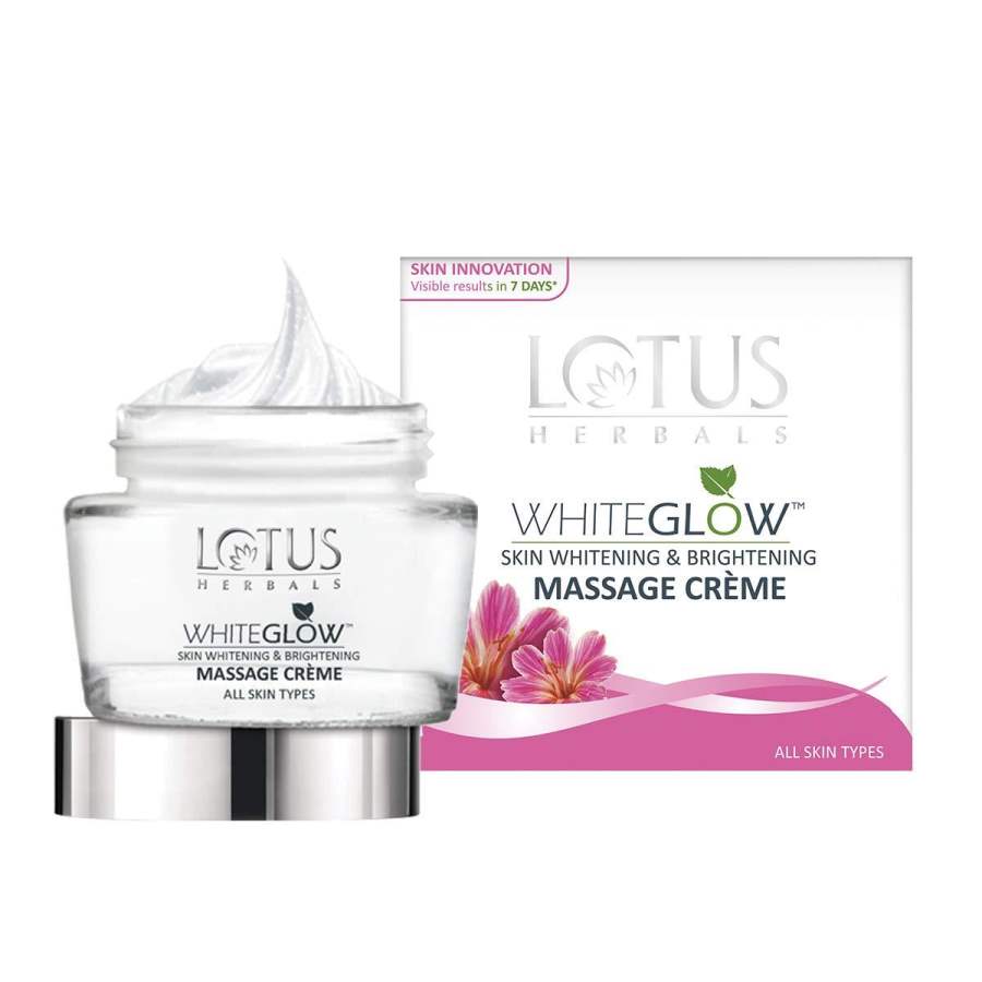 Lotus Herbals Whiteglow Skin Whitening & Brightening Massage Creme