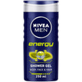 Nivea Men Energy Shower Gel for Body Face & Hair