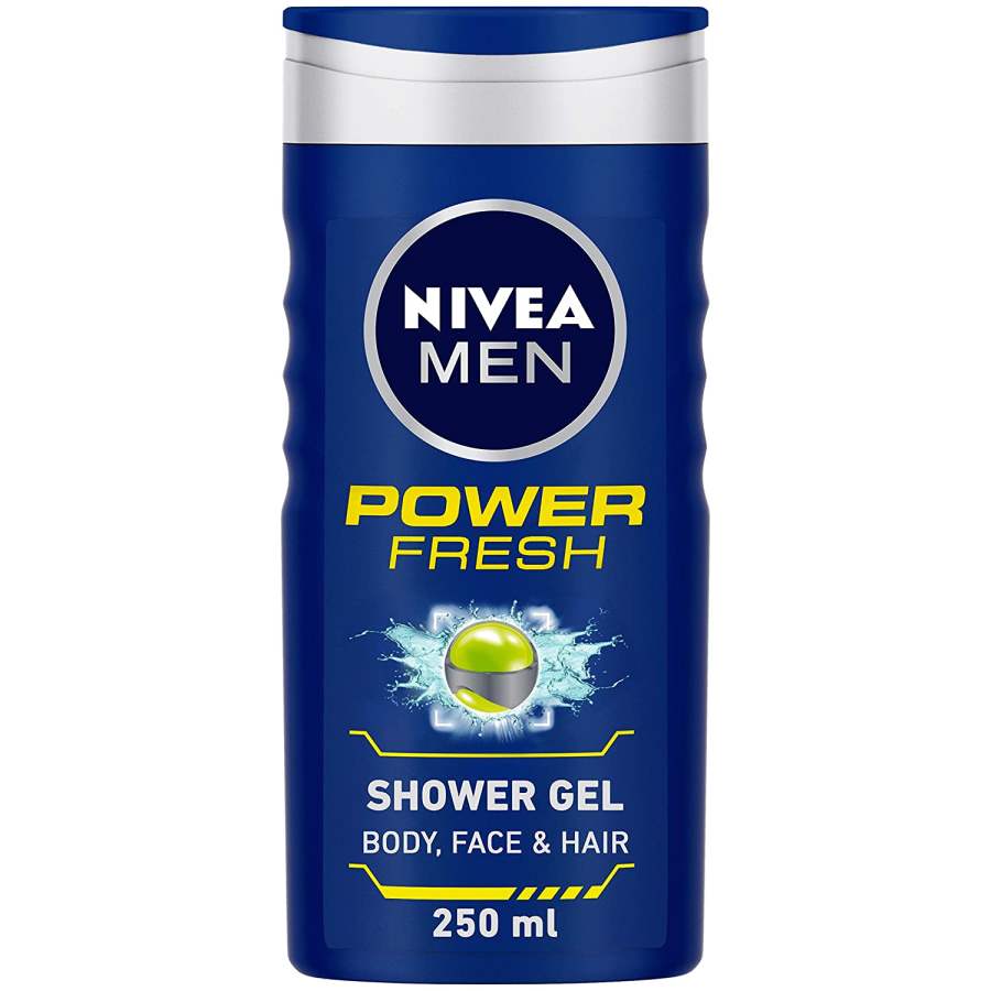 Nivea Men Power Refresh Shower Gel for Body Face & Hair