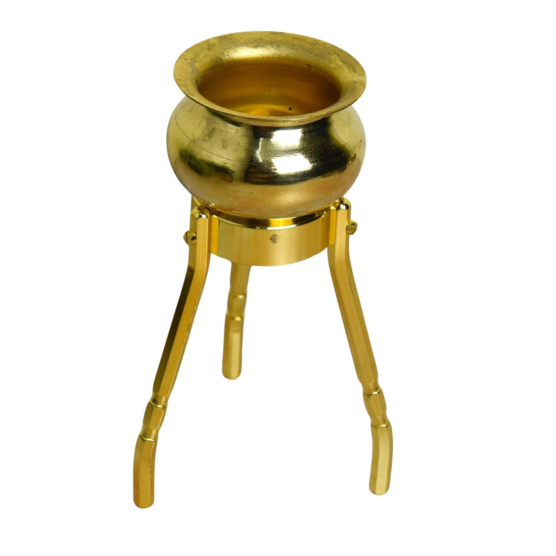 Brass Abhishek Kalash with Stand - Daily Needs Products