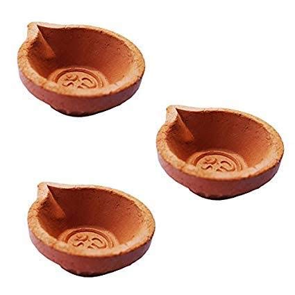 Clay Oil Lamp - 30 pieces