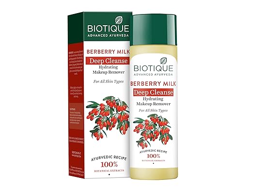 Biotique Berberry Milk Deep Cleanse Hydrating Make Up Remover - 120 ML