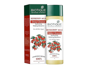 Biotique Berberry Milk Deep Cleanse Hydrating Make Up Remover - 120 ML