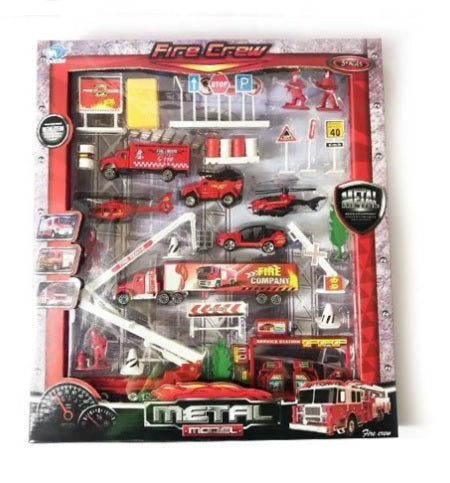 Big Fire Crew Set - Die Cast Metal - Daily Needs Products