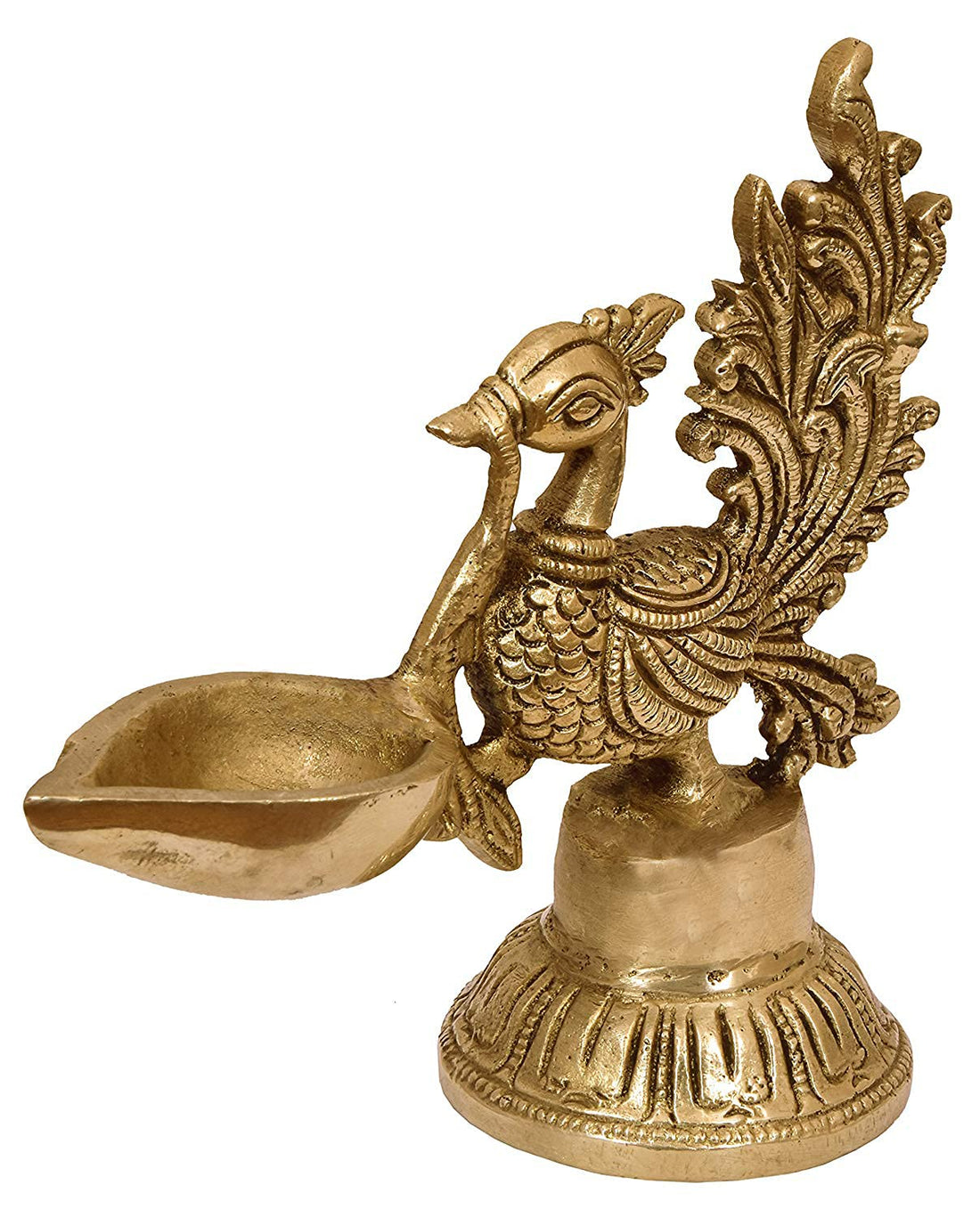 Brass Bird Design Oil Lamp - 13 CM - Daily Needs Products