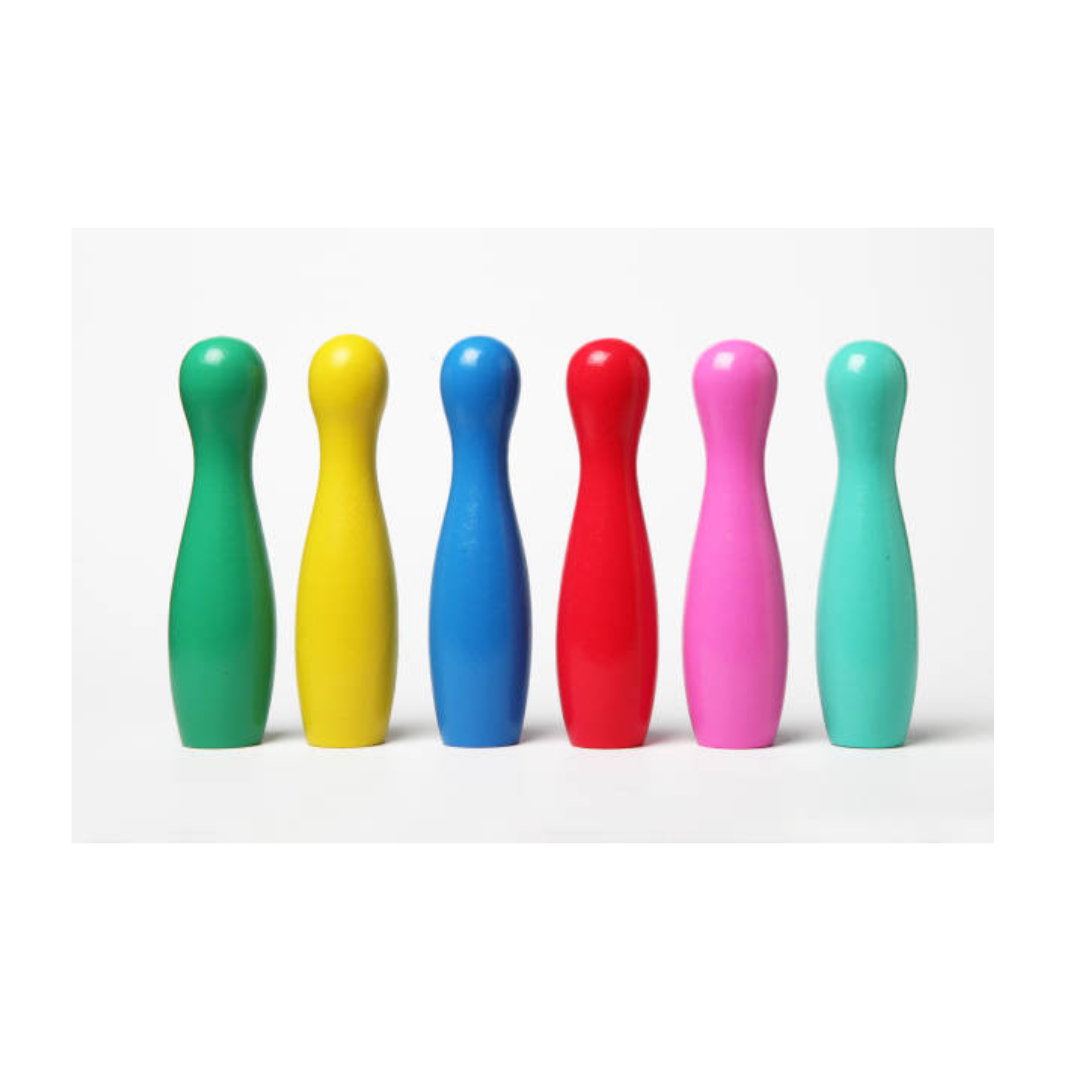 Bowling Color Pins with a Rolling Ball - Daily Needs Products