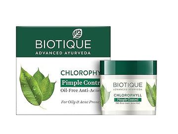 Biotique Chlorophyll Pimple Control Oil Free Anti Acne Gel - 50 GM