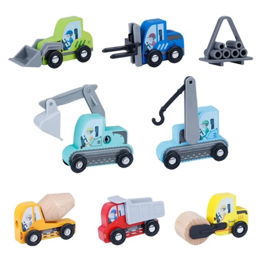 7 Construction Vehicles Set - Daily Needs Products