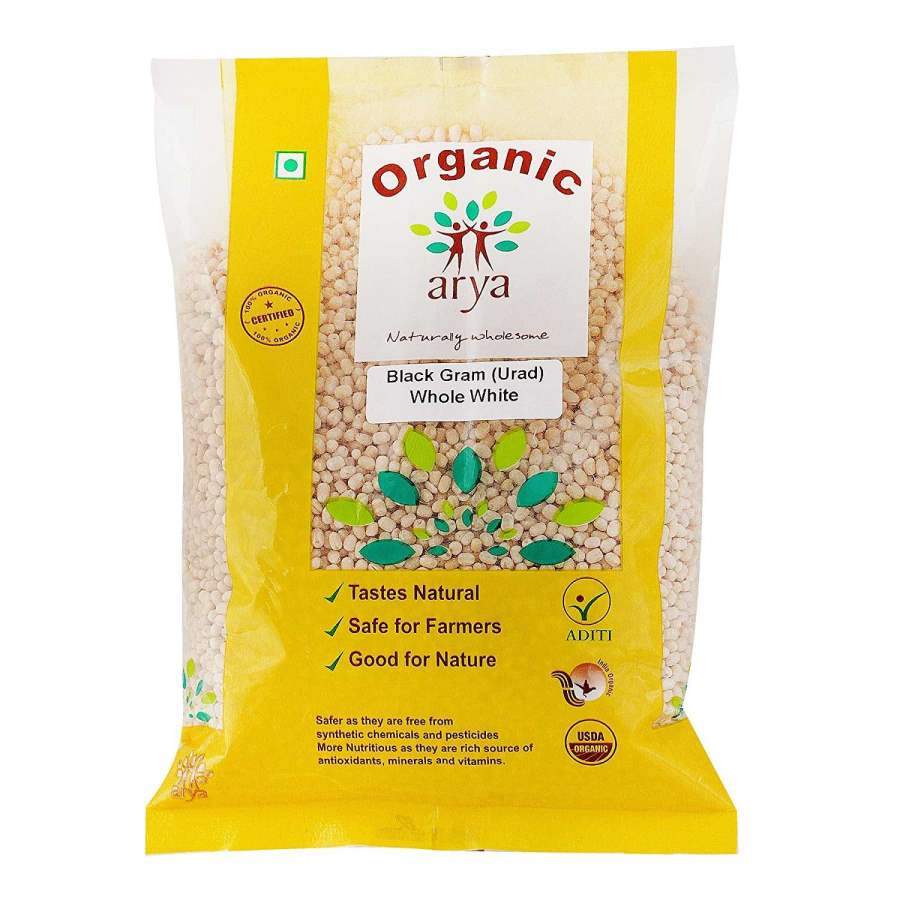 Arya Farm Whole Urad Dal (Black Gram Skinless)