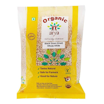Arya Farm Whole Urad Dal (Black Gram Skinless)