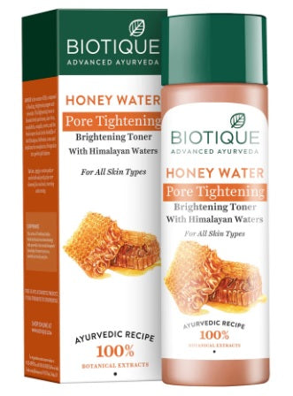 Biotique Honey Water Pore Tightening Brightening Toner - 120 ML