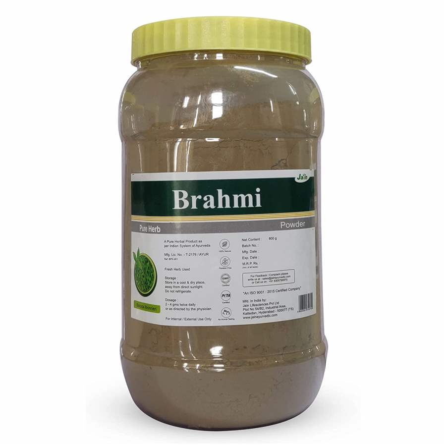 Jain Ayurveda Jain Brahmi Bacoppa Moneiri Pure Powder - 400 g